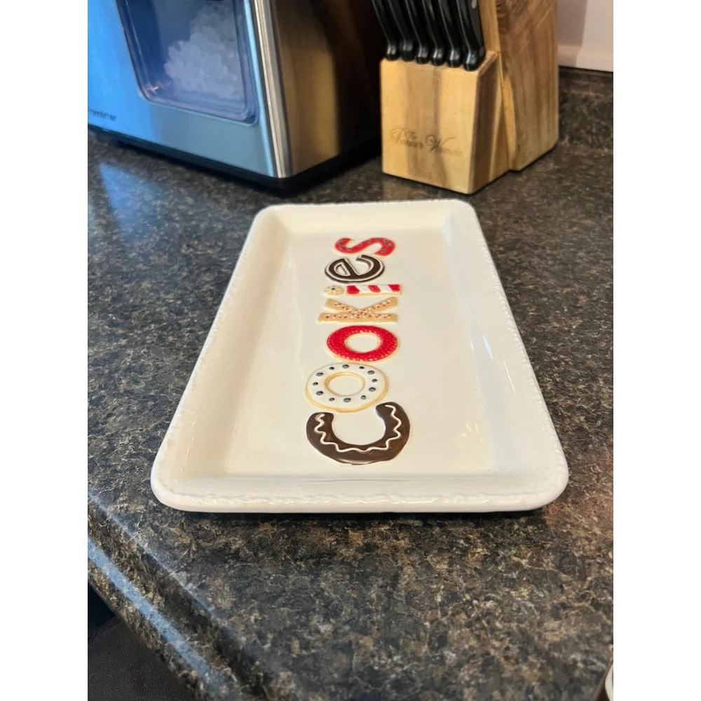 Hallmark Traveling Cookie Ceramic Tray